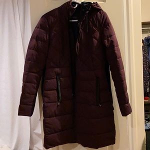 INC burgundy winter coat (mint)